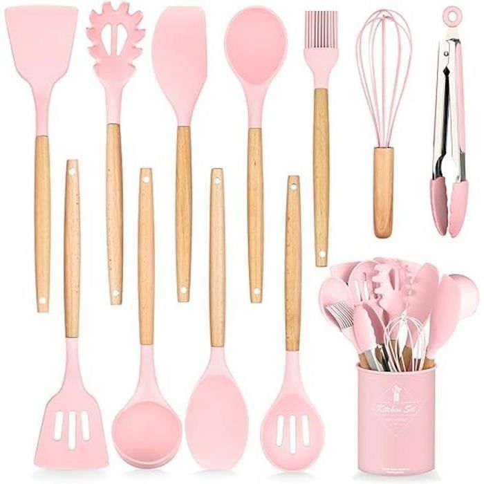 Duokon Ustensiles De Cuisine En Silicone 13 Pièces / Ensemble Ustensile
