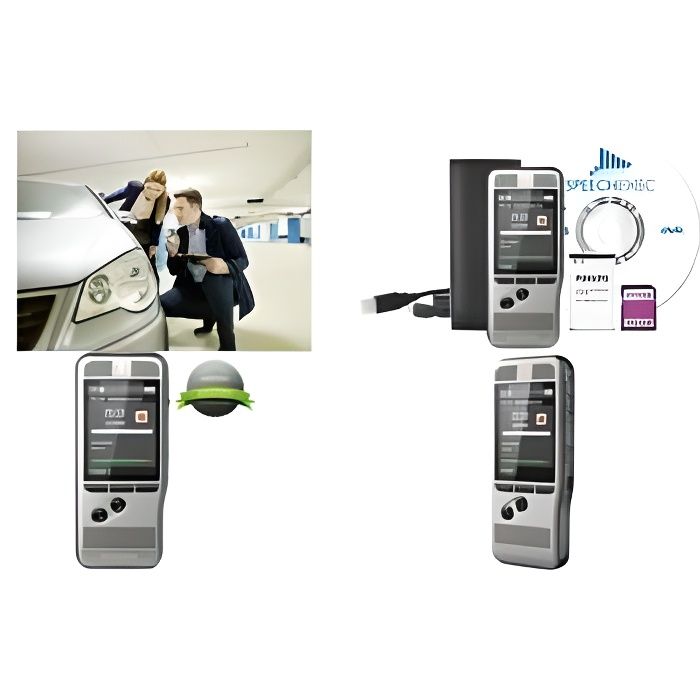 PHILIPS ACC8100 Batterie rechargeable Li ion pour dictaphone 3 7 V - vue 2