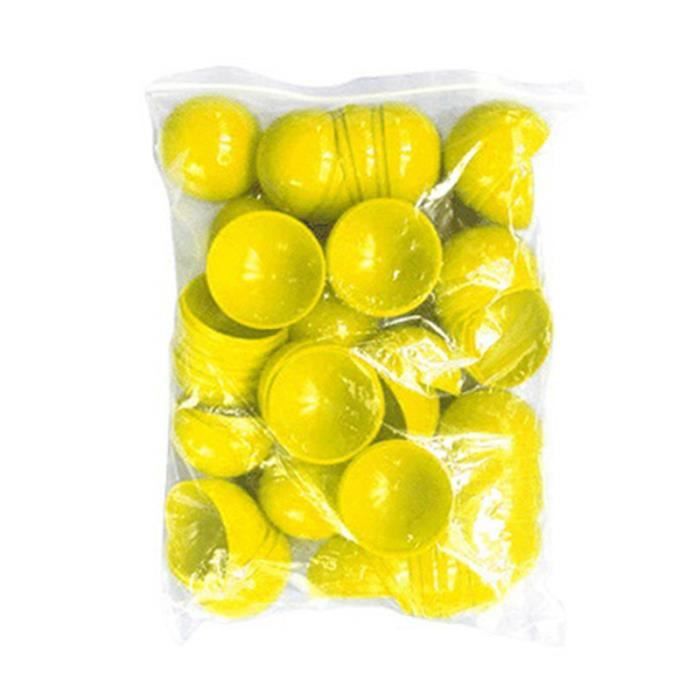 Gsrhzd Boules De Loterie, 4CM Boules de Bingo Creuses, 5 Couleur, 50 Pièces | Multicolores Boules de Bingo Creuses, Balles de Pong de Rechange Vides