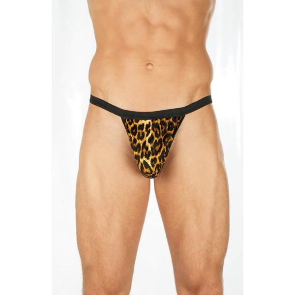 string leopard homme
