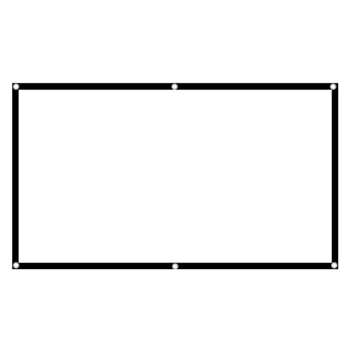 Écran de projection - SALUTUYA - 84 pouces - Pliable - Polyester - 16:9