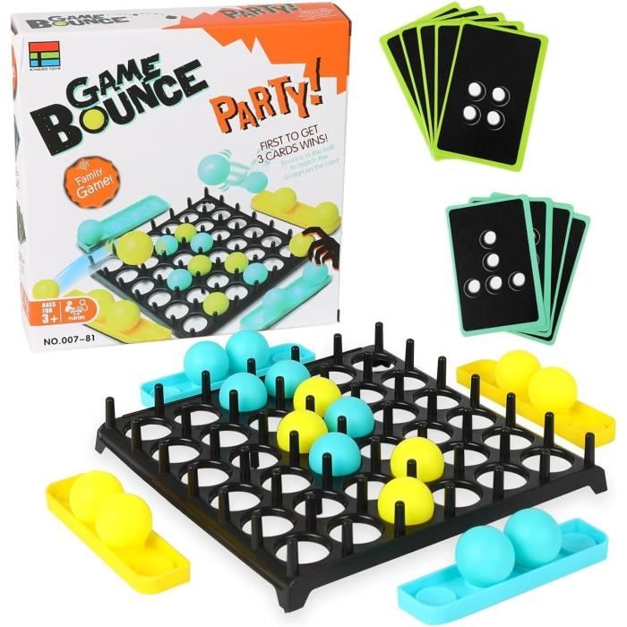 Bounce Off Game: Gioco Da Tavolo Con Palline Rimbalzine – Sfida A Squadre Per Adulti E Bambini