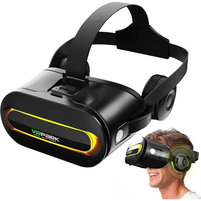 Casque Vr Telephone Casque VR Pour Téléphone Vision 120° Compatible 5-7  Pouces Confortable Films Jeux 3D Casque Realite Virtuelle
