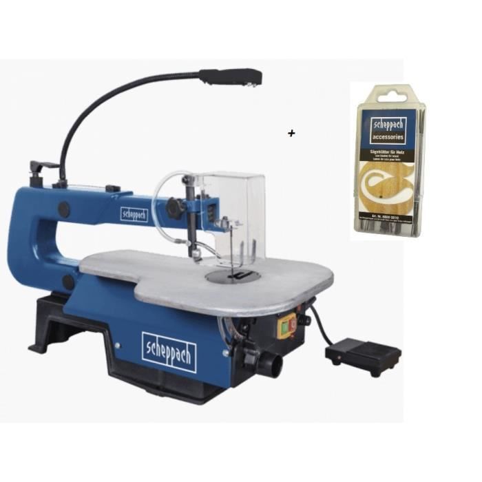 Pack Scheppach Scie A Chantourner 125w 406mm Avec Pedale Led Coffret 60 Lames Deco Xl Achat Vente Decoupeuse Pack Scheppach Scie A Cdiscount