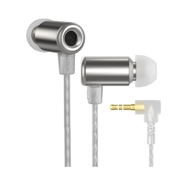 Écouteurs G20 Avec Micro - Câble Long 2.2m - Isolation Bruit - Compatible PC, IPhone, PSP - Vert