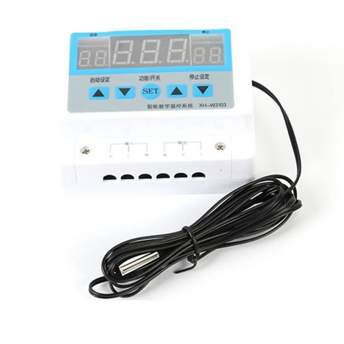 Thermostat Numérique 220V DEPSTECH - Régulation Chauffage/refroidissement Avec Sonde étanche