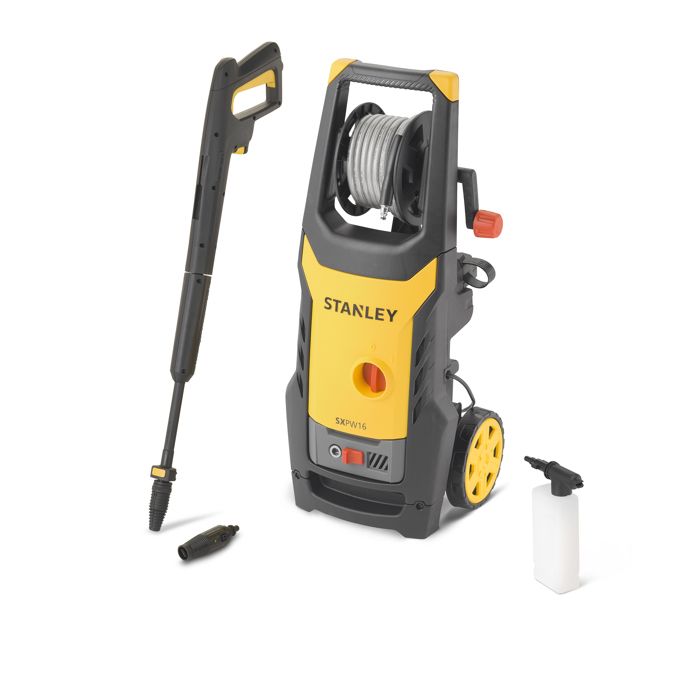 Nettoyeur Haute Pression Stanley SXPW16E – 125 Bars, 1600W, Débit 420L/h