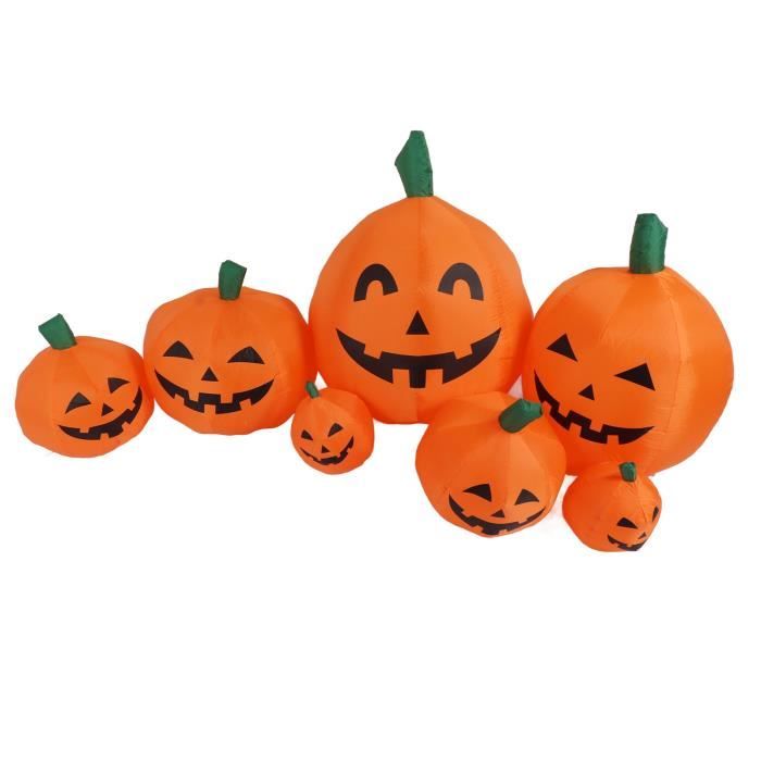 Décoration Halloween Géante – Faucheuse Citrouille Gonflable 9ft (2,74m) Raymall – Neuf