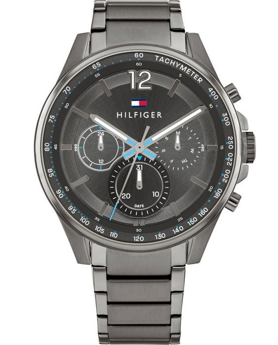 TOMMY HILFIGER  Max 1791975 - Homme - Analogique - Quartz - Stainless steel - Verre min&eacute;ral