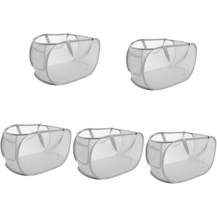 Acheter Panier à linge pliable, grand panier à linge avec poignées de couvercle, panier à linge pliable et autonome