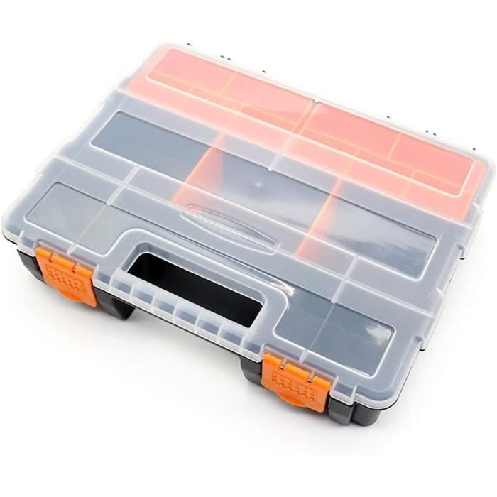 Boîte De Pêche Portable 4 Tiroirs – Organisateur Rangement, étanche, Grise, Neuve