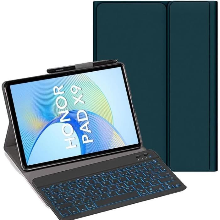 Clavier Étui Pour Xiaomi Pad 5 Pro 12.4'' 2022, Qwerty Slim Pu Housse