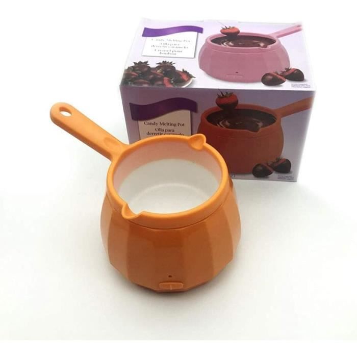 Fonte à Chocolat électrique Avec Pot - 40W, Capacité ~1 Kg, En Aluminium Et Céramique, Neuf