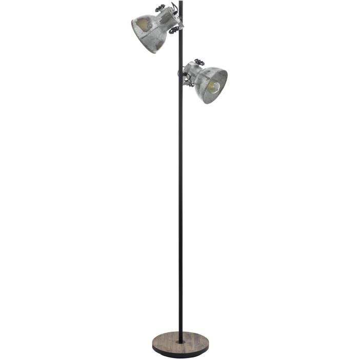 Lampe Sur Pied Style Architecte - Blanc Métal Art Nouveau - Occasion