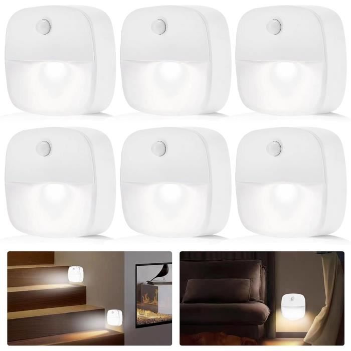 Veilleuse,Applique Murale LED Sans Fil avec Capteur de Mouvement USB