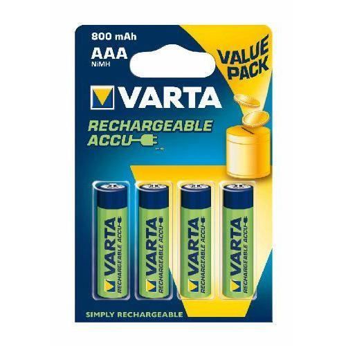 Pile rechargeable LR03 AAA VARTA - 1000 mAh (par 2)