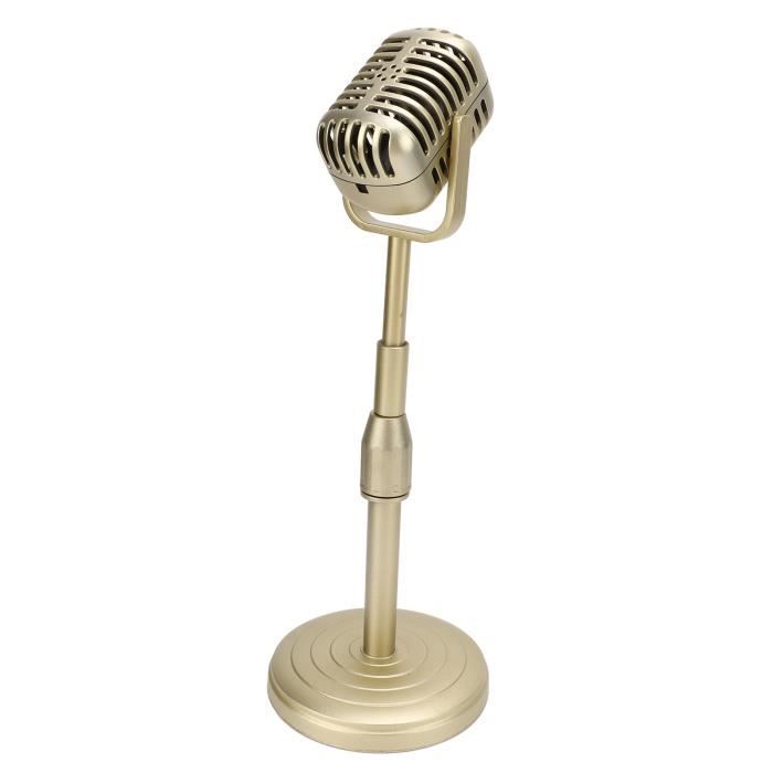 Modèle d'accessoire de microphone vintage Modèle de Microphone de
