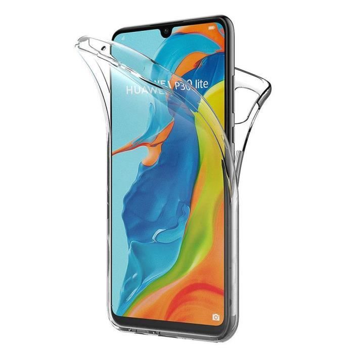 18€01 Sur Coque Pour Huawei P30 360° Intégrale Protection Avant Arriere Silicone Transparente Evetane