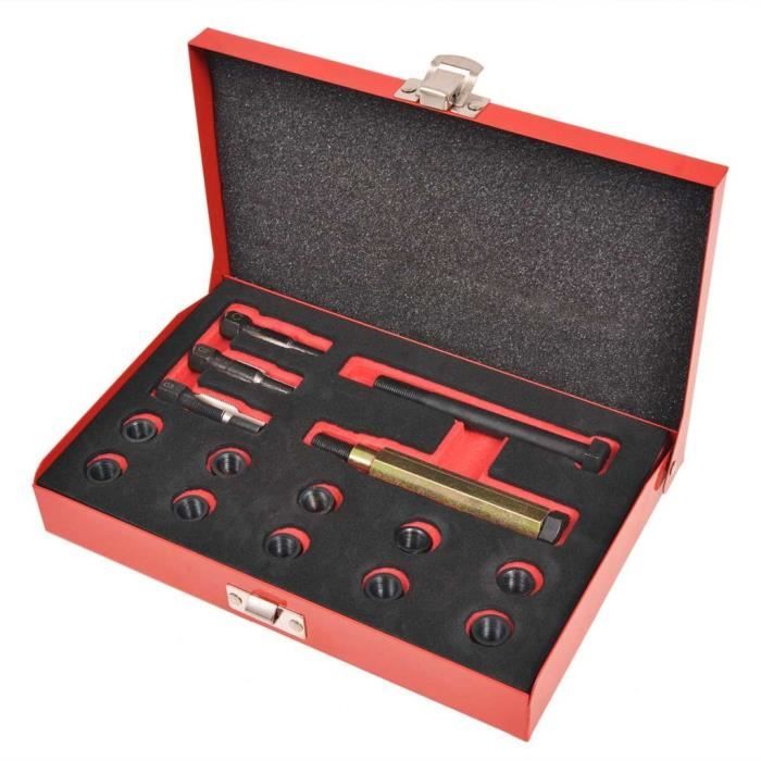 vidaXL Kit réparation filetage bougie de préchauffage 15 pcs M10x10mm