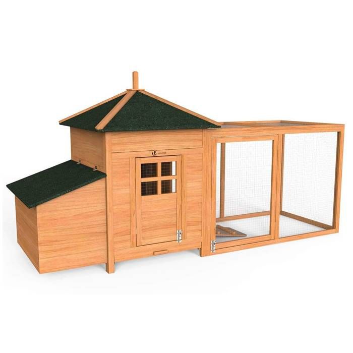 VOUNOT  Grand poulailler en Bois avec Pondoir et Perchoir