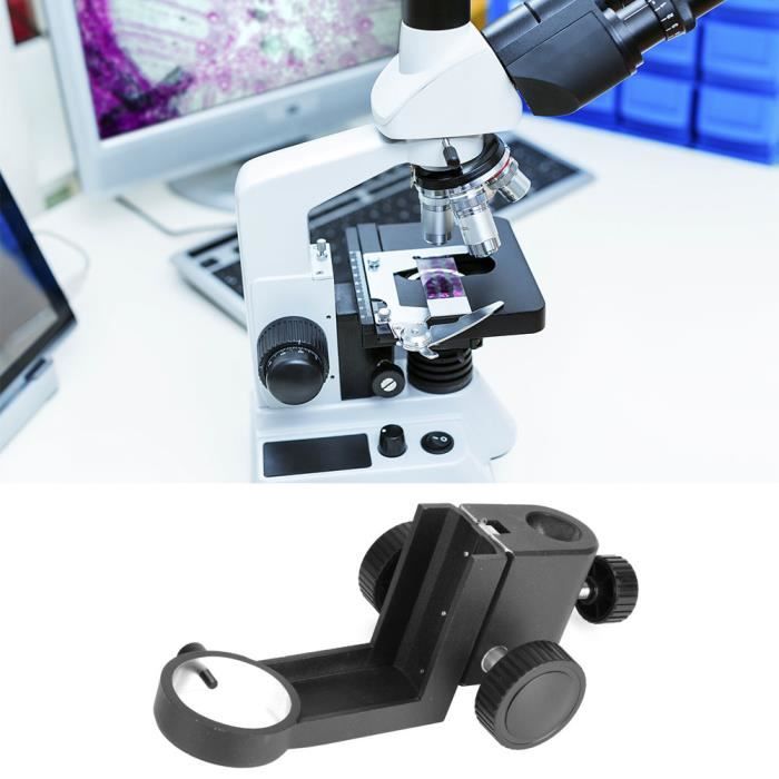 Support de mise au point pour microscope diamètre 50mm stéréo XDC-10A ...