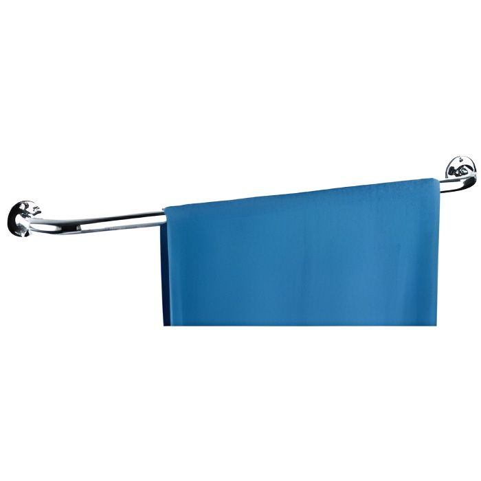 WENKO Porte serviettes mural salle de bain Basic Longueur 80 cm Acier inoxydable 86x6x9 5 cm Brillant WENKO Porte serviettes mural salle de bain Basic Longueur 80 cm Acier inoxydable 86x6x9 5 cm Brillant