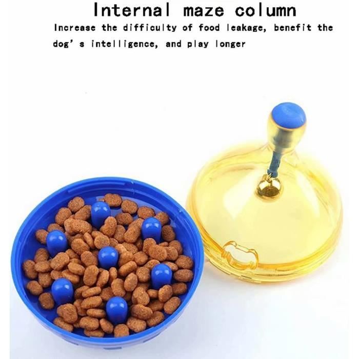 Comparer les prix de Distributeur Croquettes Chat, Jouet d'Animaux, Distributeur pour Animaux de Compagnie et de Nourriture, pour Petits Animaux