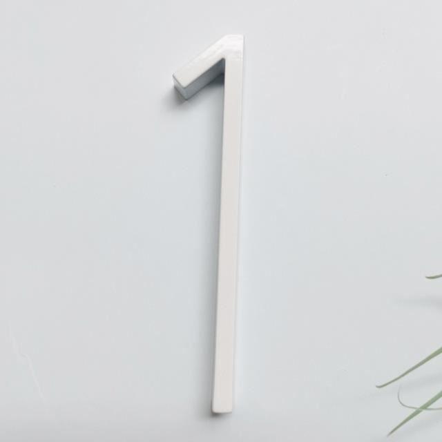 Chiffre De Maison Architectural Mailboxes – Laiton Massif 4 Pouces, Numéro 1, Neuf