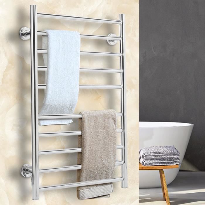 COSTWAY Chauffe-Serviettes Luxe 23L 3 Niveaux - Seau Chauffant Serviettes Avec Minuterie Et Support Parfumé Blanc