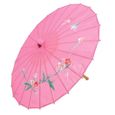 LaPetiteCaverne - Ombrelle / Parasol Chinoise / Japonaise Ø 80 Cm Floral Decoratif Bois-1