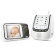 NUK Babyphone/Ecoute bébé Eco control + Video 10.256.296-1