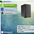 Sedatech Pack PC Gaming Expert – Intel i9-11900KF – RTX4060 – 64 Go RAM – 1To SSD M.2 – 2To HDD – Windows 11 – Moniteur 28"-1