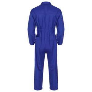 Combinaison De Travail Homme 100% Coton - 5 Poches, Bleu Marine, Tailles S à 3XL - 4