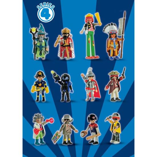 /// Figurine serie 4 figures Playmobil 5284 Garcon Boys romain roi indien NEUF 