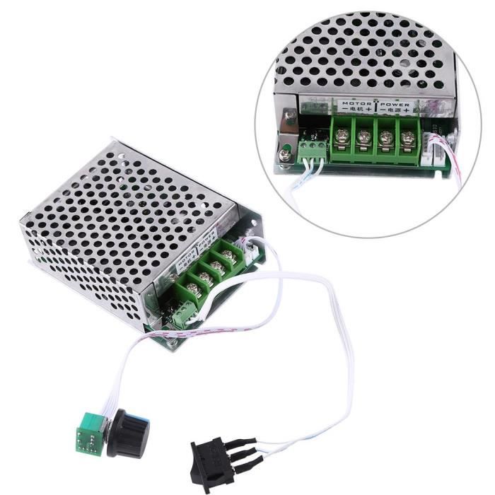Régulateur De Vitesse Moteur DC 12V/24V - 10A - Commutateur De Contrôle - Neuf