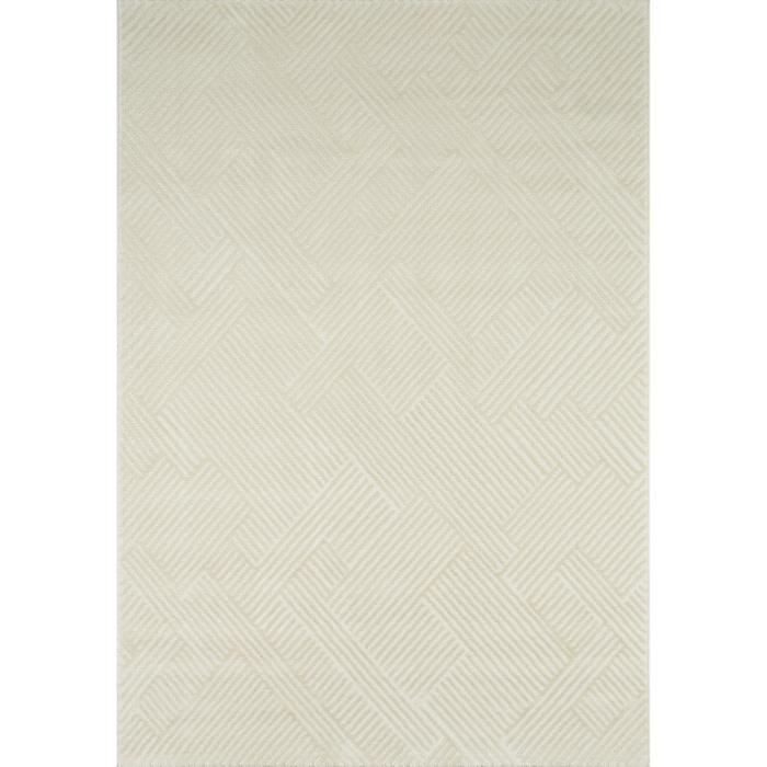 Tapis BIANCA, damier, crème, 200x290cm – Nazar rugs