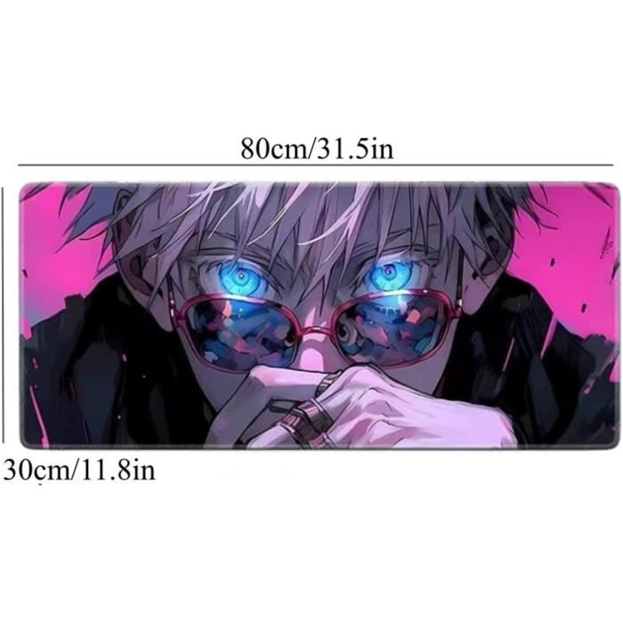 Tapis De Souris Géant Anime 90x40cm - Design Shinobu Kochou Demon Slayer - Surface Lisse Antidérapante