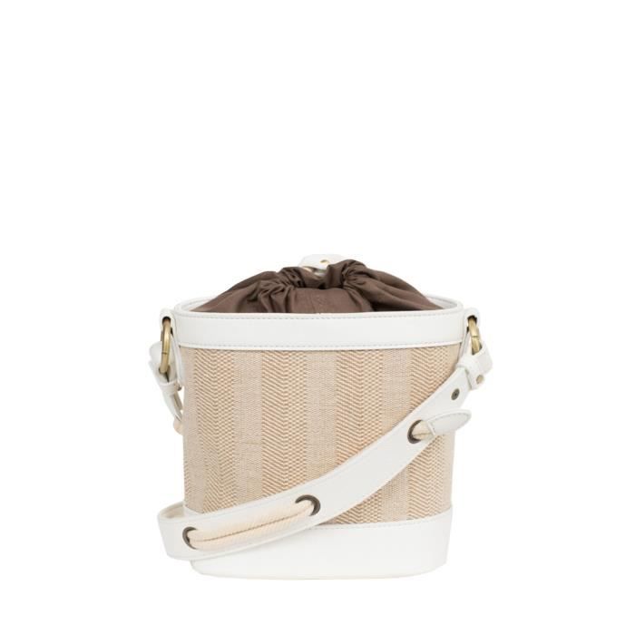 Sac seau Hexagona ref 52394 18 18 10 Blanc TU Achat Vente Sac