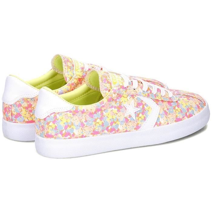 Chaussures Converse Breakpoint OX CONVERSE Femme Rose Canvas Lacets Rose Cdiscount Chaussures