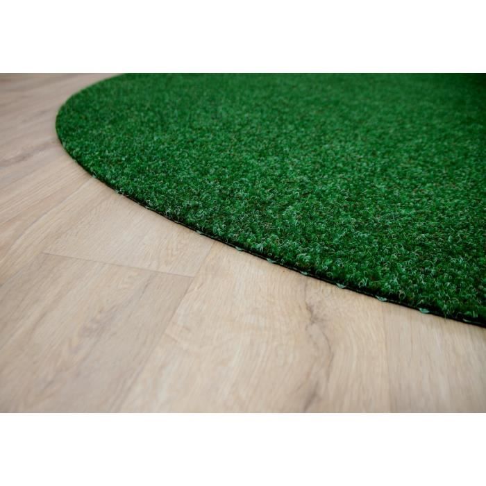 Kingston - Tapis Gazon Artificiel - Pour Jardin, Balcon, Terrasse - Vert - 13 Tailles - Résistant UV & Intempéries