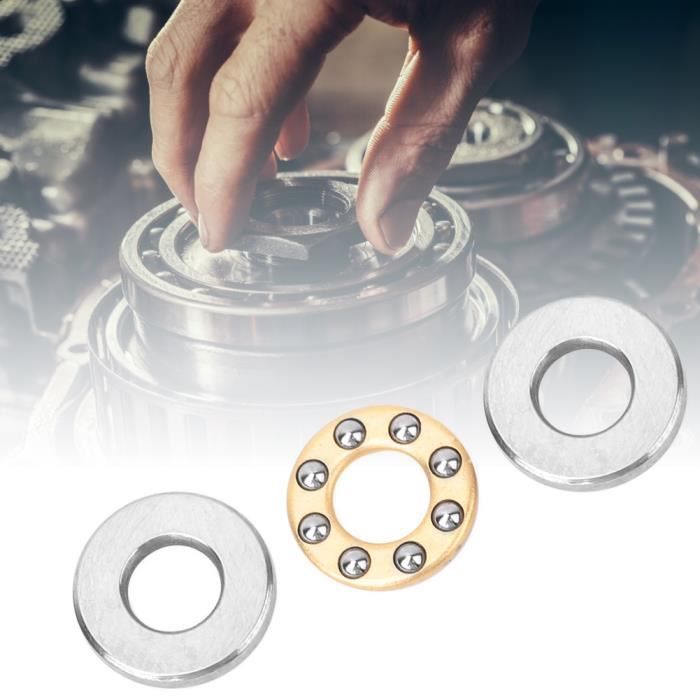 Roulement à Billes De Poussée 51106 30x47x11mm - 2 Pièces En Acier Chromé Pour Machines, Outils, Applications Industrielles - 4