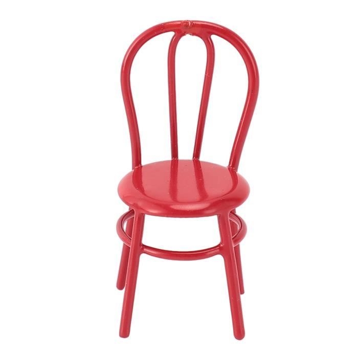ERINGOGO Chaises Maison Poupée - Lot De 6 Miniatures Bois échelle 1/12 - Décoration Créative