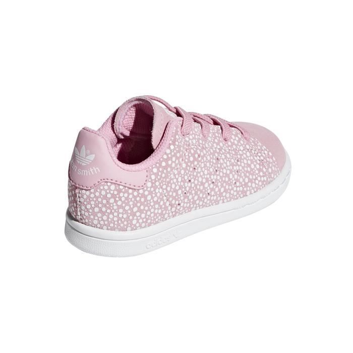 Chaussures de lifestyle b b adidas Stan Smith Rose clair rose