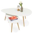 Tables Gigognes Design Tetrys Blanches Achat Vente Table Basse Tables Gigognes Design Cdiscount