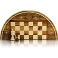 Beau jeu d'échecs en bois décoratif, sculpté et fabriqué à la main RUBY par Master Of Chess-3