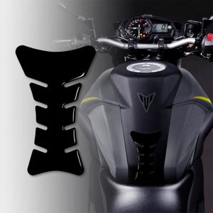 Autocollant De Protection Pour Réservoir De Moto Aspect Carbone Pour S & Uzuki (L Noir