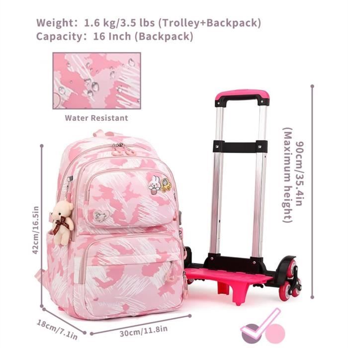 Cartable a roulette leger hotsell