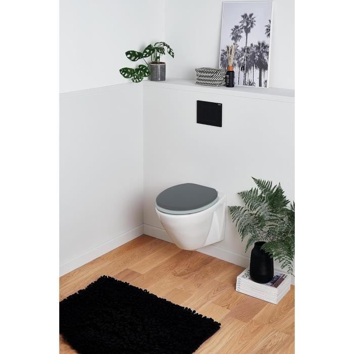 Abattant wc sales gris anthracite