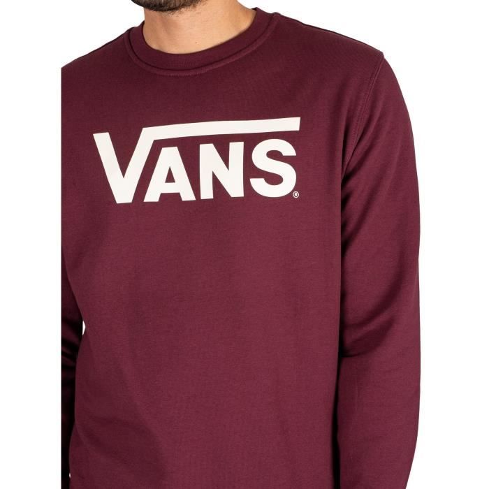 Maroon vans sweatshirt cheap