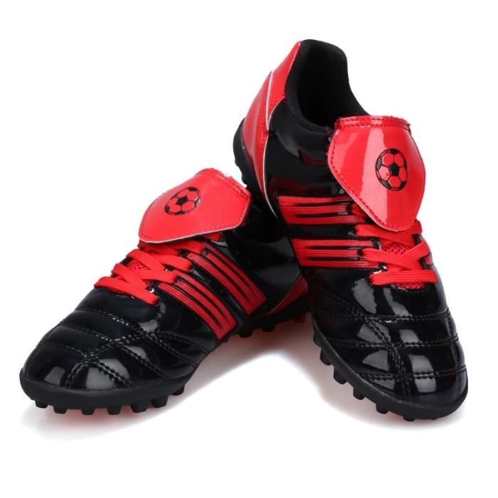 AY™ Chaussures de football antidérapantes et respirantes pour enfants,  baskets de football à pointes cassées TF - rouge - Cdiscount Sport